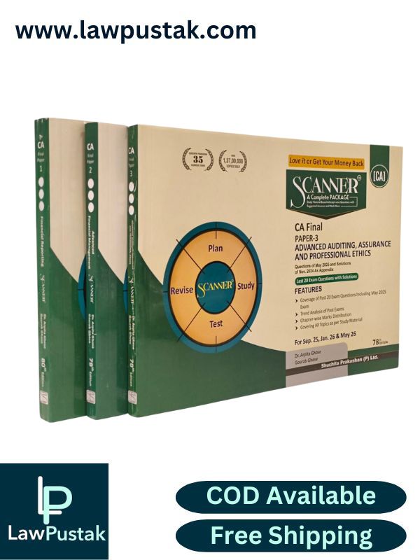 CA Final Group-I Combo Set of 3 Books by Shuchita Prakashan - for Dec 2025, June 2026 Exam | Scanner