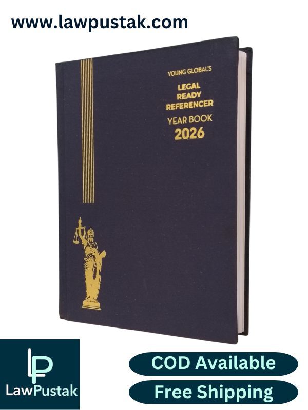 Legal Ready Referencer Year Book 2026 - Cloth Dark Blue Color Advocate Diary | Young Global Publications