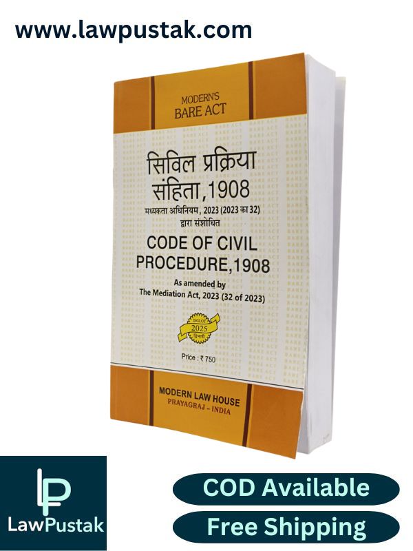 Code of Civil Procedure, 1908 As amended by The Mediation act, 2023 (32 of 2023) - Bare Act - Diglot Edition | Modern Law House