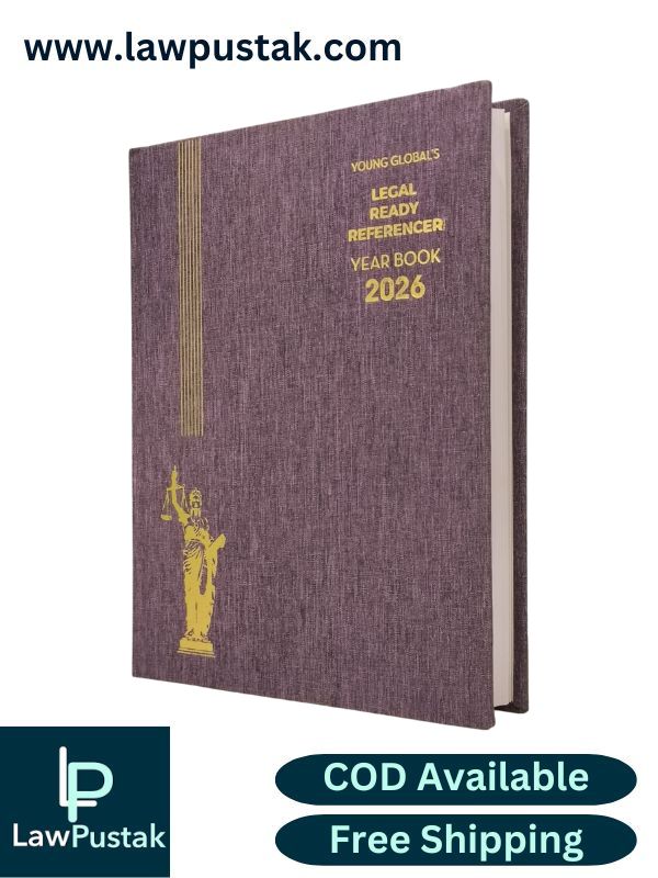 Legal Ready Referencer Year Book 2026 - Cloth purple Color (with a fabric-textured look) Advocate Diary | Young Global Publications