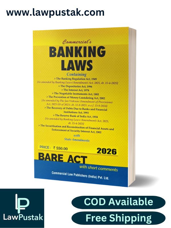 Banking Laws - Bare Act - Edition 2026 | Commercial Law Publishers (India) Pvt. Ltd.