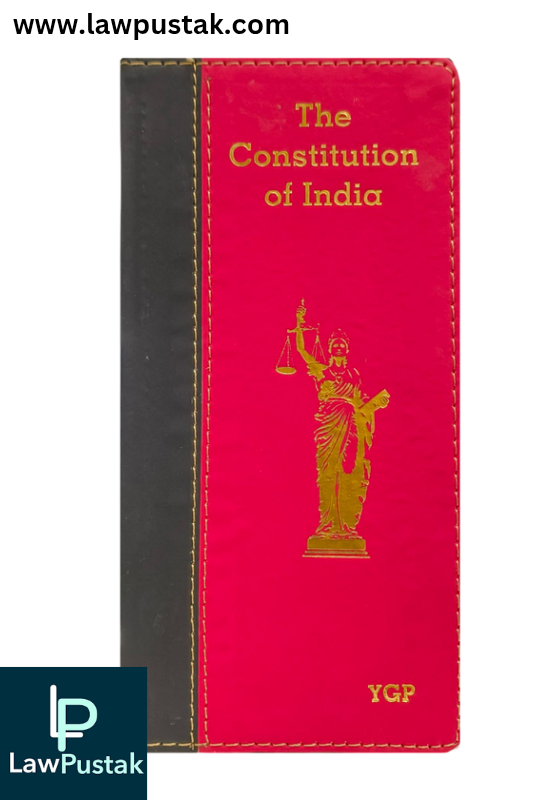 The Constitution of India (Coat Pocket Edition) - Red and Black Color Combination | Young Global Publication