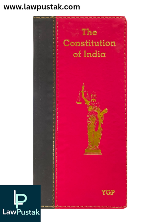 The Constitution of India (Coat Pocket Edition) - Red and Black Color Combination | Young Global Publication