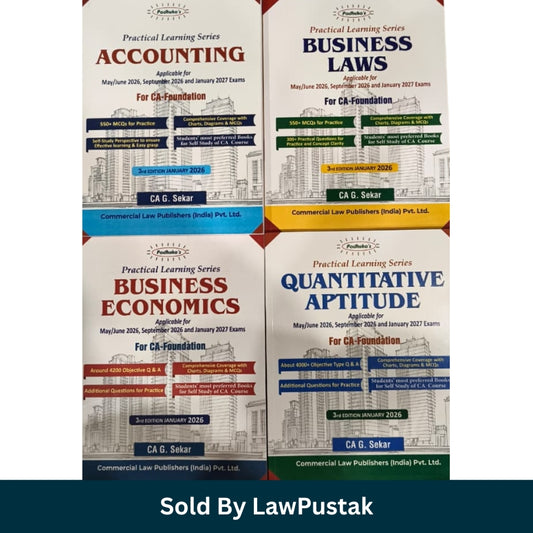 Practical Learning Series CA Foundation latest edition books India