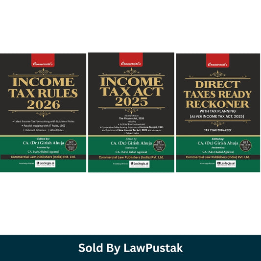 CA Girish Ahuja taxation book set latest edition India