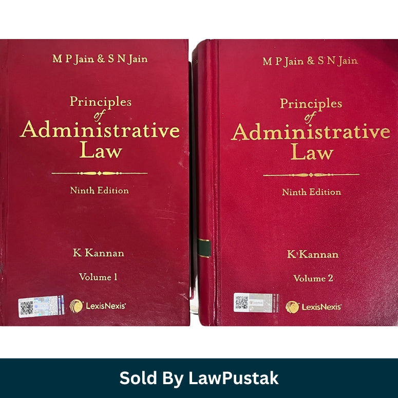 Administrative Law Book 2025 India MP Jain 9th Edition Volume 1 and 2 LexisNexis for Judiciary Exam Law Students