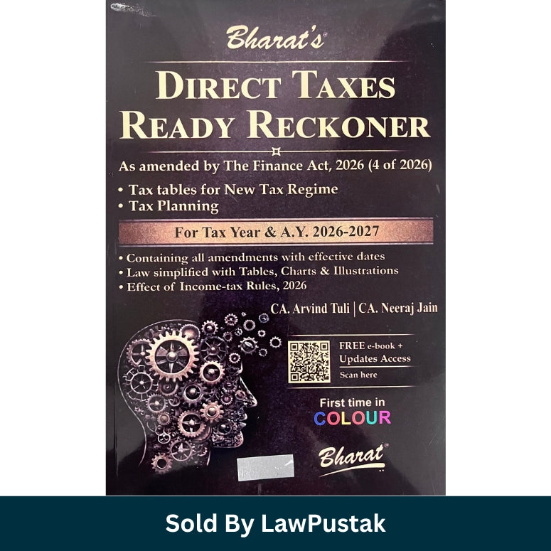 Bharat Direct Taxes Ready Reckoner 2026 India with tax tables charts and Finance Act updates