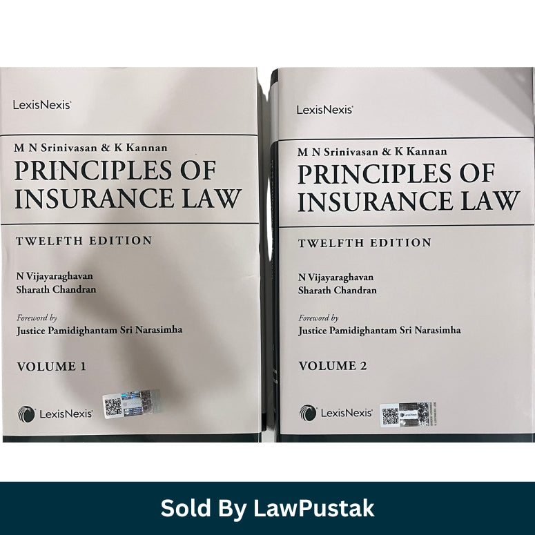 Insurance Law Book 2026 India Principles of Insurance Law 2 Volume Set LexisNexis Srinivasan Kannan