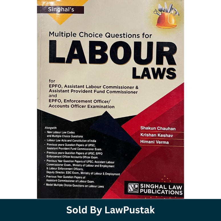 Labour Laws MCQ Book 2026 India EPFO UPSC Preparation Guide Singhal Publications