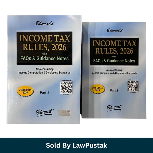 Income Tax Rules 2026 Book Set Bharat 36th Edition FAQs Guidance Notes India