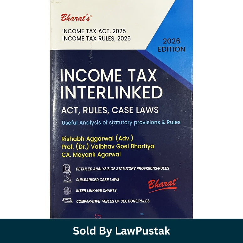 Income Tax Interlinked Act Rules Case Laws 2026 India Bharat book