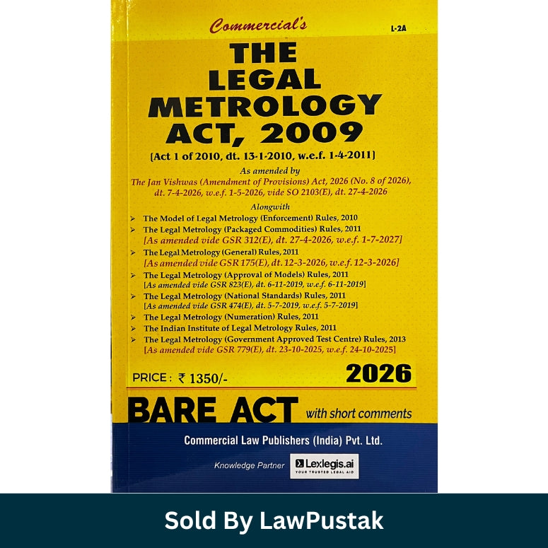 Legal Metrology Bare Act with Short Comments