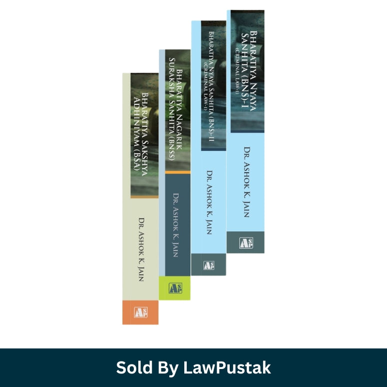 Dr. Ashok K. Jain Criminal Law Combo Set Latest Edition 2026 Ascent Publications BNS BNSS BSA Books for Judiciary Exam Law Students India