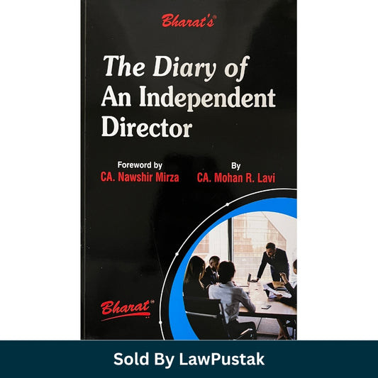 Front Cover: Bharat The Diary of An Independent Director by CA Mohan R Lavi Foreword by CA Nawshir Mirza 2026 Edition Spine / Angle View: Paperback side profile view of Bharat The Diary of An Independent Director book 2026