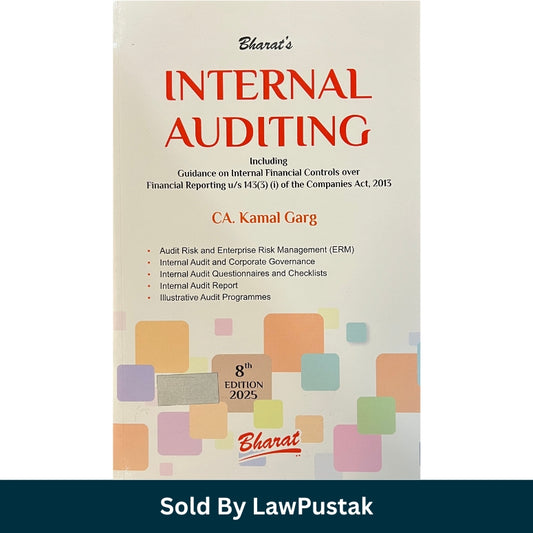 Bharats Internal Auditing by CA Kamal Garg 8th Edition 2025 Bharat Law House Paperback Book India