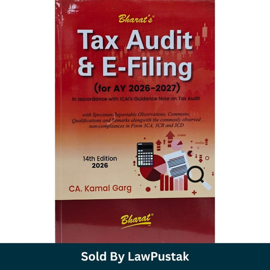 Side view of Bharat Tax Audit and E-Filing Paperback Book 14th Edition 2026