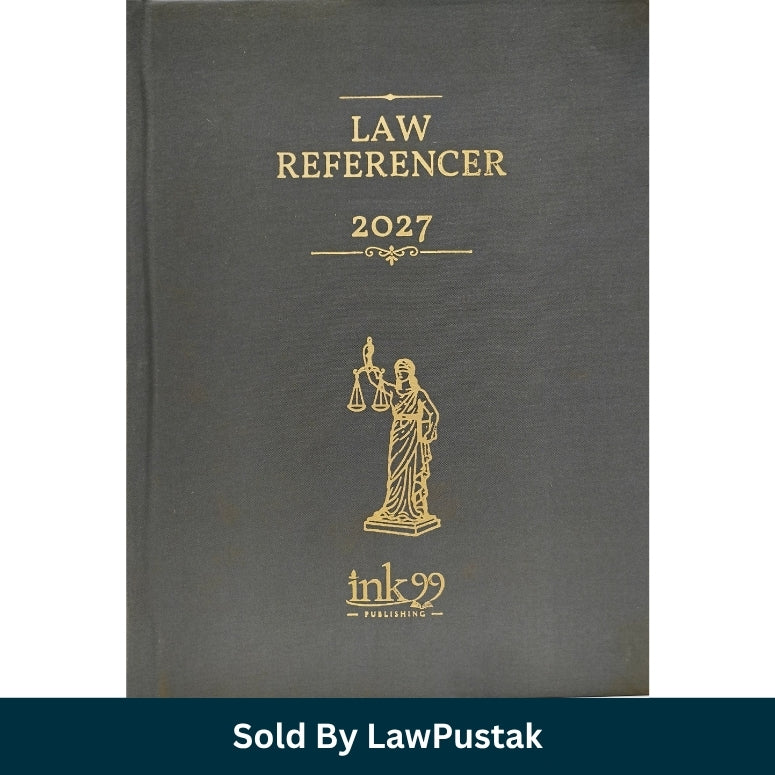 Law Referencer 2027 Executive Legal Diary Dark Grey Hardcover Gold Foil Print Ink99 Publishing