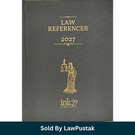 Law Referencer 2027 Executive Legal Diary Dark Grey Hardcover Gold Foil Print Ink99 Publishing