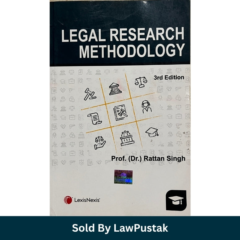 A book titled 'LEGAL RESEARCH METHODOLOGY' by Prof. (Dr.