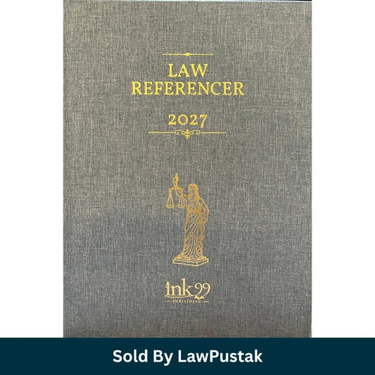 Legal Referencer 2027 Executive Legal Diary Grey Hardcover Gold Foil Print Ink99 Publishing