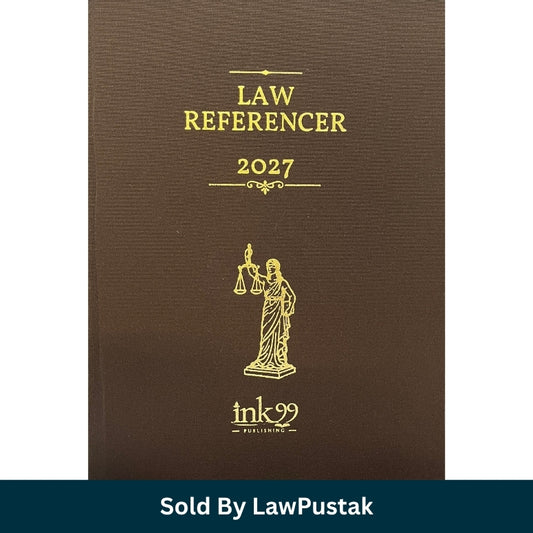 Legal Referencer 2027 Executive Legal Diary Rich Brown Hardcover Gold Foil Print Ink99 Publishing
