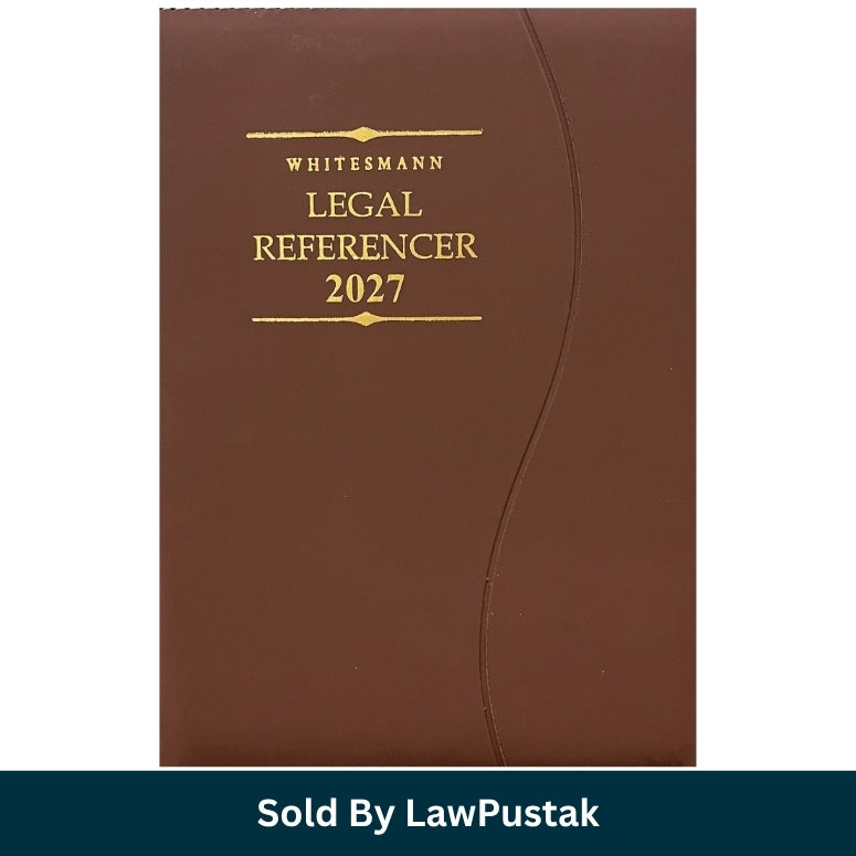 Whitesmann Legal Referencer 2027 Executive Legal Diary Brown foam Cover Gold Embossing
