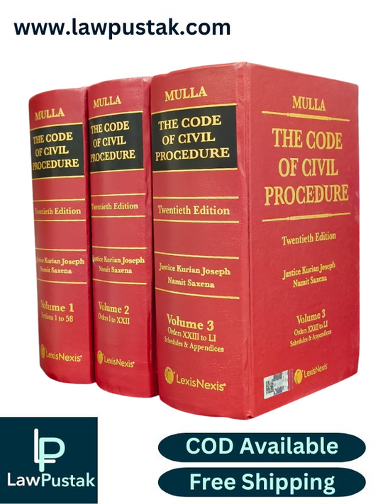The Code Of Civil Procedure By Mulla - 20th Edition 2024 (In 3Volumes) - LexisNexis