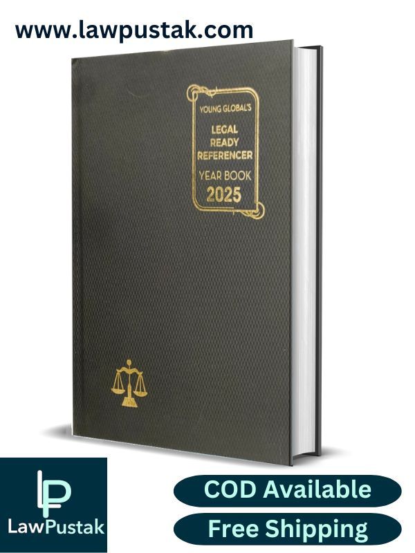 Legal Ready Referencer Year Book 2025 - Honeycomb Design Cloth Black Color Advocate Diary - Young Global Publications