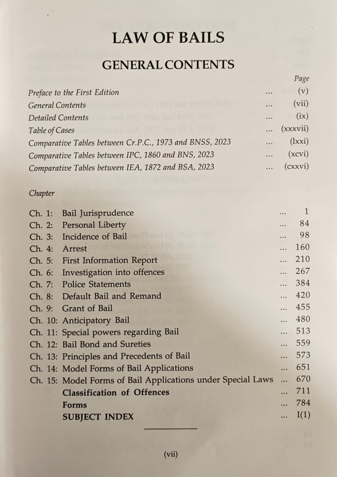 Malik Legal Classic on Law of Bails (Practice & Procedure) with New Criminal Laws Perspective | Edition 2025
