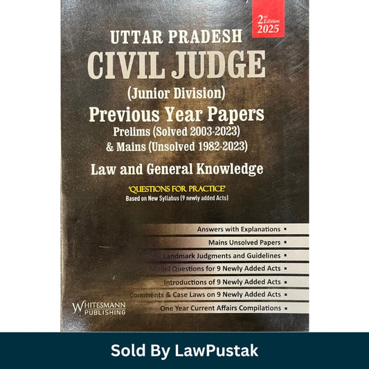 Uttar Pradesh Civil Judge Junior Division Previous Year Papers Whitesmann Publishing
