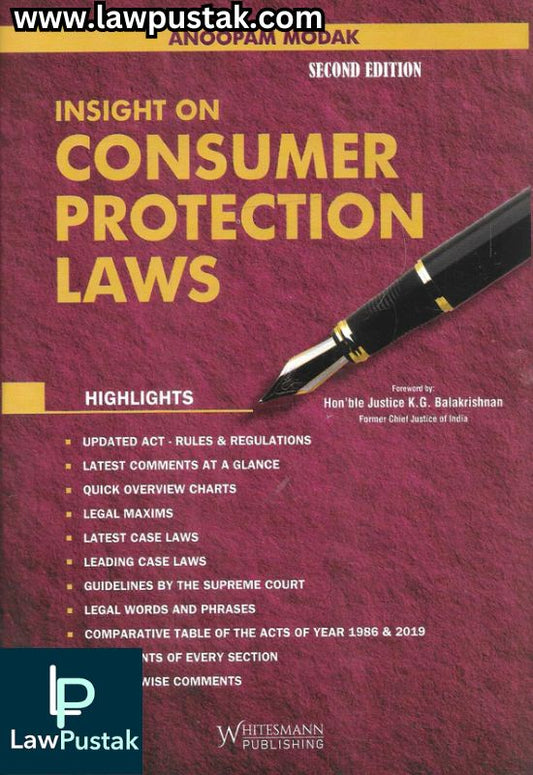 Insight On Consumer Protection Laws By Anoopam Modak Second Ediiton 2024-Whitesmann