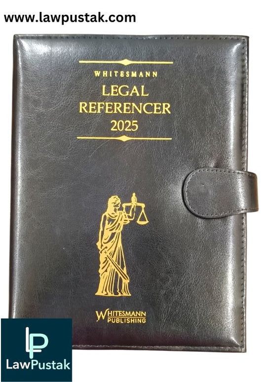 Legal Referencer 2025 - Diary Foam With Button Black Colour - Whitesmann Publishing
