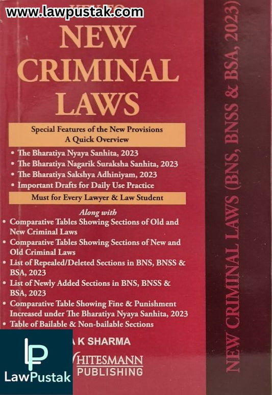 Key to New Criminal Laws by A K Sharma | Whitesmann Publishing
