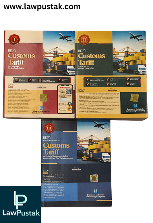 BDP’s Customs Tariff With IGST And Foreign Trade Policy - 60th Edition 2026-2027 (Set of 3 Books) - Business Datainfo Publishing Company