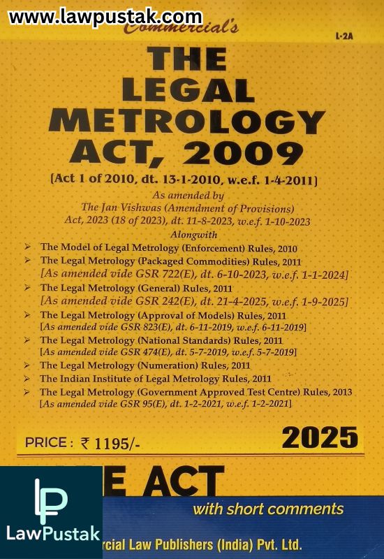 Commercial's The Legal Metrology Act, 2009 | Bareact with Short Comments