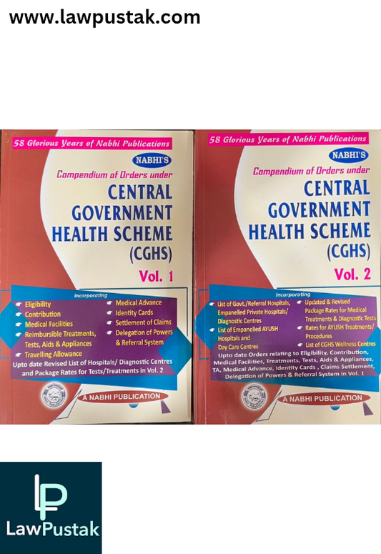 Compendium of Orders under CGHS, 20th Edition 2025 (In 2 Volumes) - A Nabhi Publication