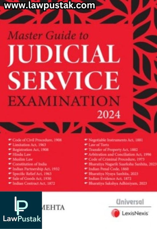 Master Guide to Judicial Service Examination 2024-Gaurav Mehta-1st Edition 2024