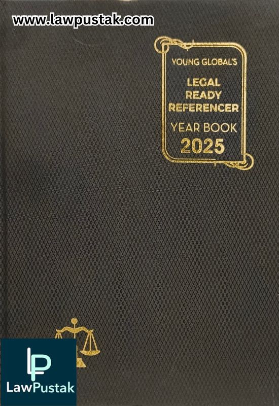 Legal Ready Referencer Year Book 2025 - Honeycomb Design Cloth Black Color Advocate Diary - Young Global Publications