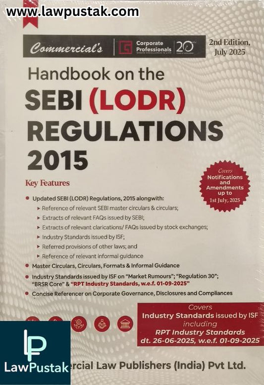 Handbook on SEBI (LODR) Regulations 2015 – 2nd Edition 2025-Commercial Law Publishers