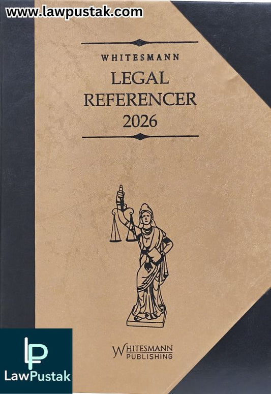 Legal Referencer 2026 - Diary Leather Golden With Black Colour Corner - Whitesmann Publishing