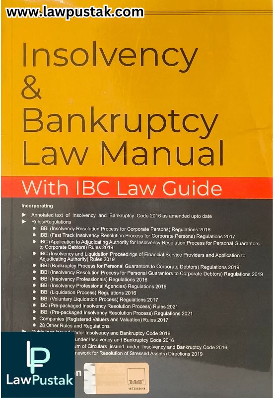 Insolvency and Bankruptcy Law Manual with IBC Law Guide-19th Edition-TAXMANN