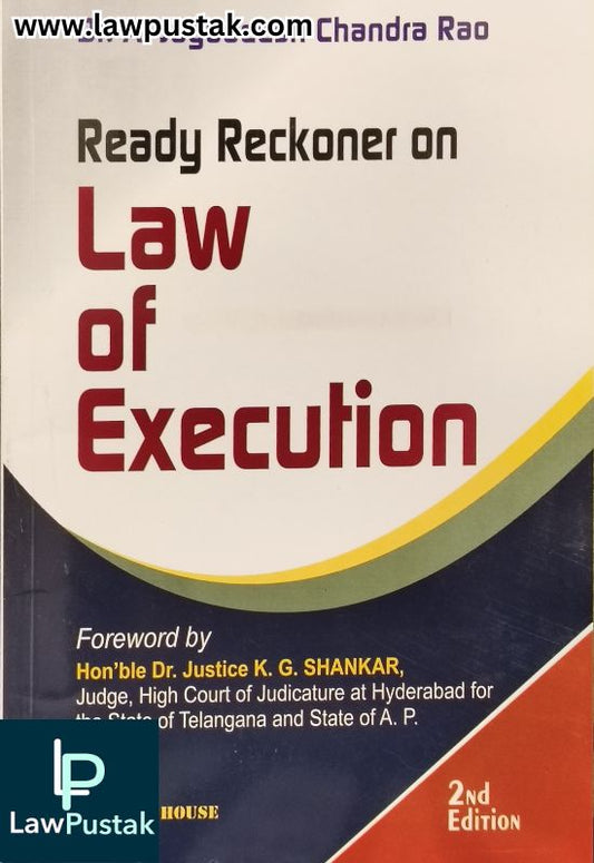 Ready Reckoner on Law of Execution by Dr. A. Jagadeesh Chandra Rao - 2nd Edition 2025 | Asia Law House