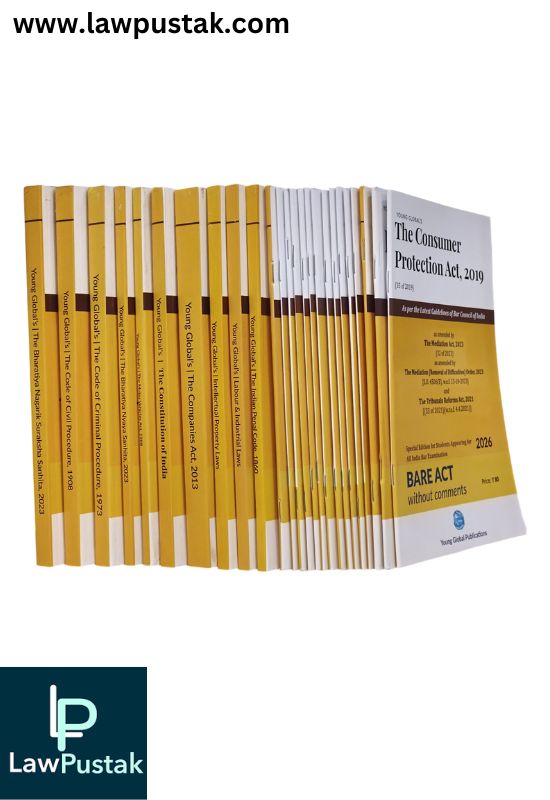 AIBE (All India Bar Examination) 25 Bare Acts Set Without Short Note - Edition 2025 - Young Global Publications