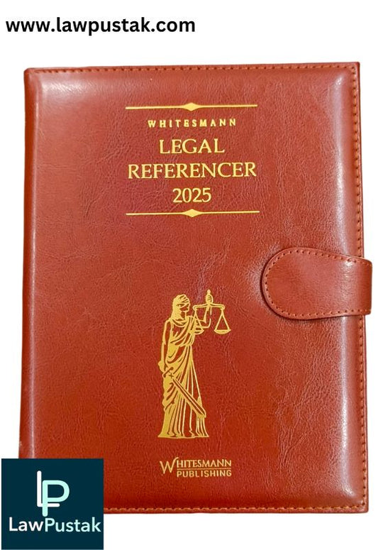 Legal Referencer 2025 - Diary Foam With Button Brown Colour - Whitesmann Publishing