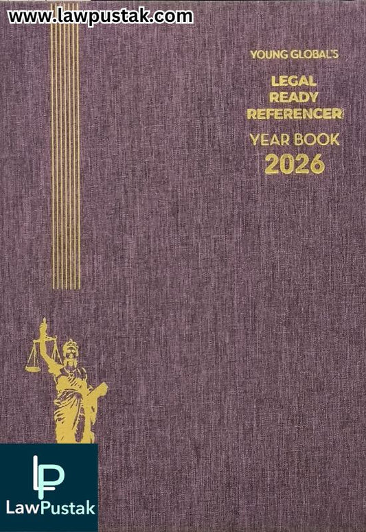 Legal Ready Referencer Year Book 2026 - Cloth purple Color (with a fabric-textured look) Advocate Diary | Young Global Publications