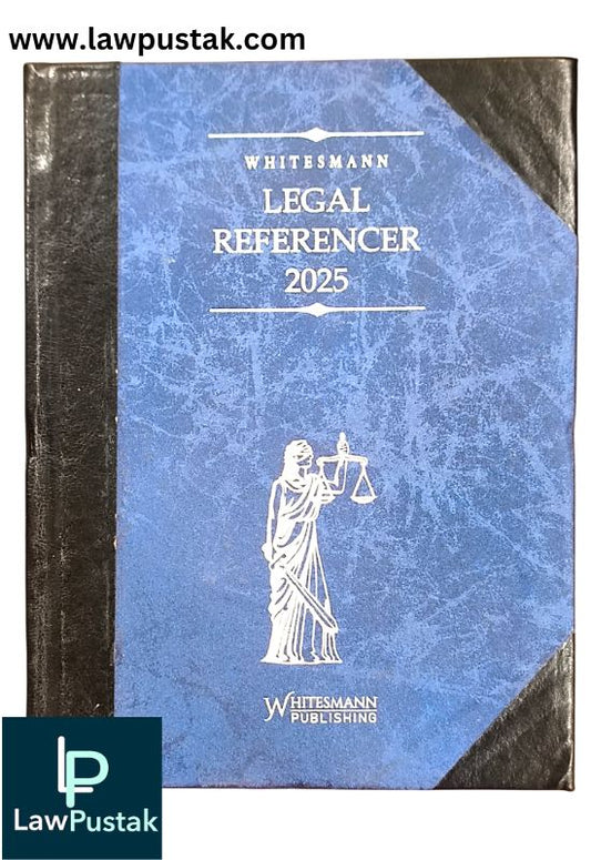 Legal Referencer 2025 - Diary Leather Blue With Black Color Corner - Whitesmann Publishing