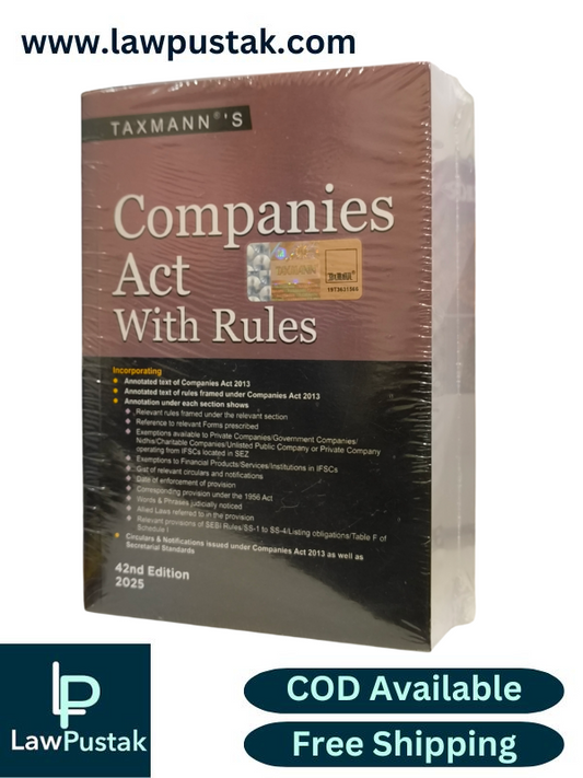 Companies Act With Rules - Pocket 42nd Edition 2025 - Taxmann
