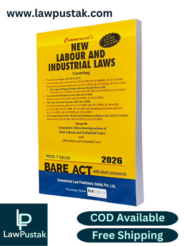 New Labour and Industrial Laws BareAct 2026 Edition - Commercial Law House