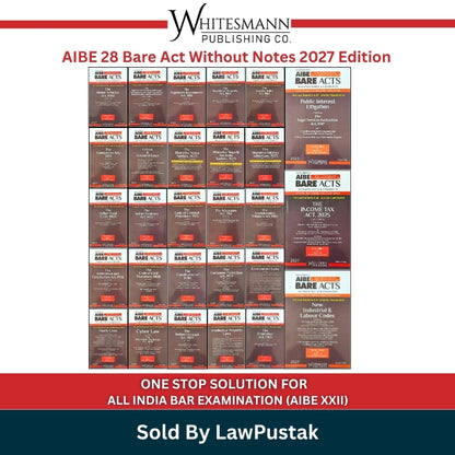 Whitesmann AIBE 28 Bare Act Without Notes 2027 Edition Combo Set for AIBE XXII   