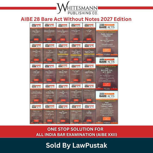 Whitesmann AIBE 28 Bare Act Without Notes 2027 Edition Combo Set for AIBE XXII   